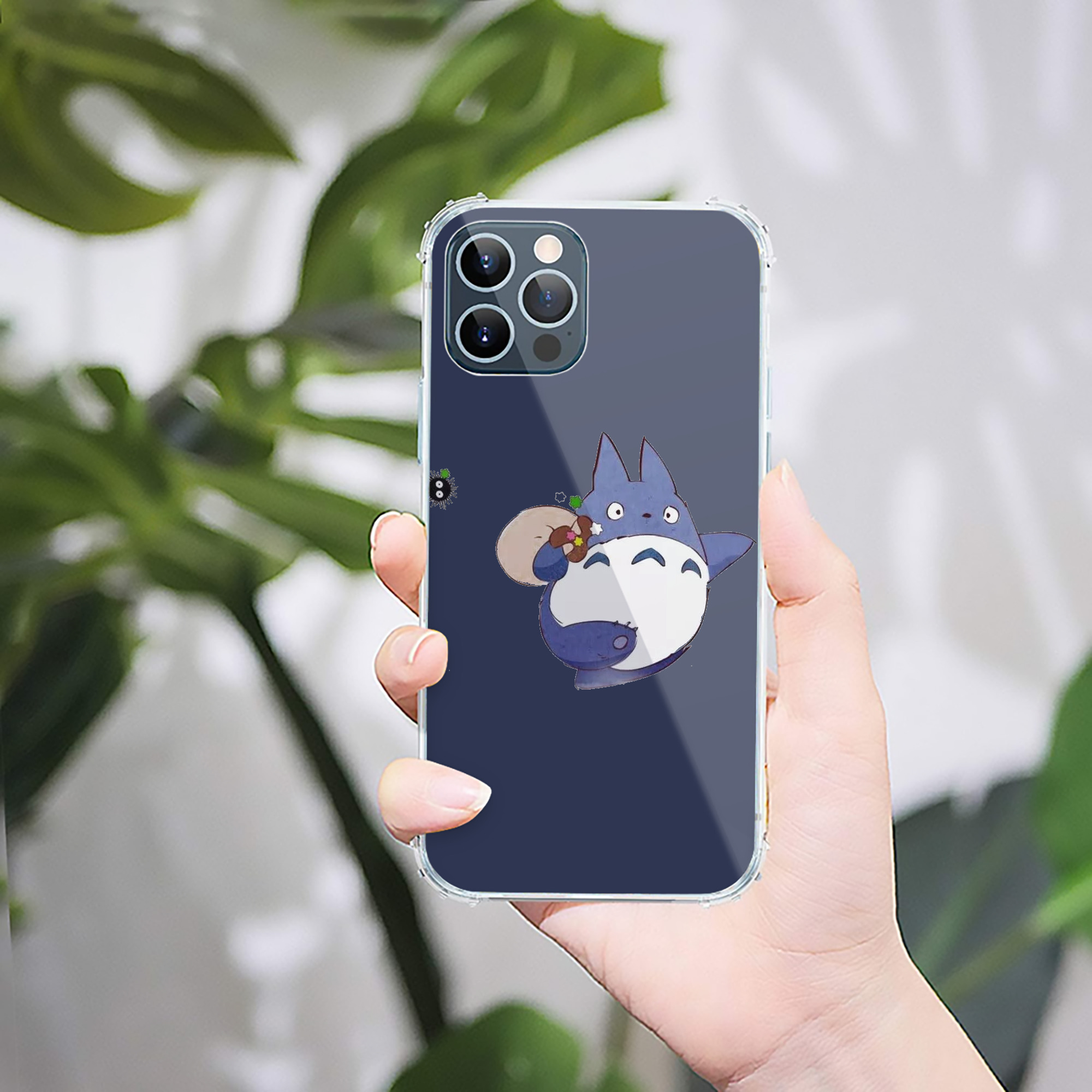 （画像用） となりのトトロ 草壁メイ 草壁サツキ My Neighbor Totoro Satsuki Kusakabe Mei Kusakabe 【iPhone 12シリーズ対応】透明スマホケース（クリアソフトケース）